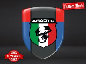 Fiat Abarth Stickers Pare-Chocs Perso Pro Max Durable Style